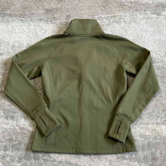 Stoic Tech Fleece Jacket Womens Small Full Zip Long Sleeve Athletic Green - Picture 3 of 6